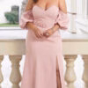 Vestido de Festa Tomara que Caia Plus Size
