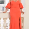 Vestido de Festa Tomara que Caia Plus Size