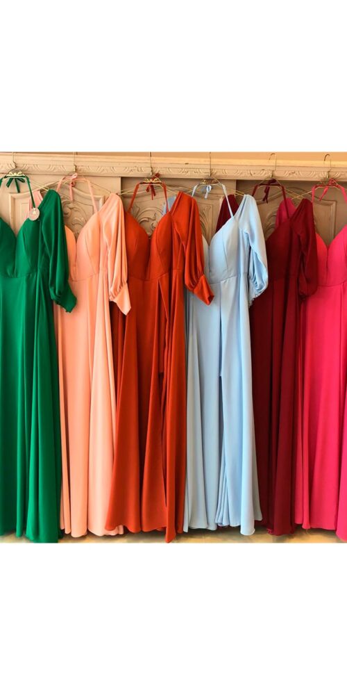 Vestido Longo de Festa Plus Size com Saia Curta - Rosa Pink, 46