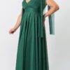 Vestido Festa Tule Gliitter Capa Plus Size