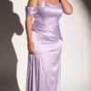Vestido de Festa Acetinado Plus Size Tomara que Caia