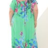 Vestido Cigana em Viscolinho Floral Plus Size