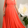 Vestido Festa Ombro Só 2 Formas Plus Size