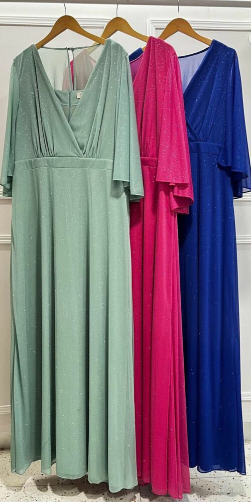 Vestido Tule Lux Plus Size Festa Capa