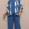 Conjunto com Kimono Estampado Plus Size