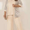 Conjunto Festa 3 Peças Cardigã Paetês Plus Size