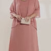 Vestido Festa com Cardigã Bordado Plus Size