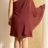 Vestido Plus Size Ombro Só com Capa Midi