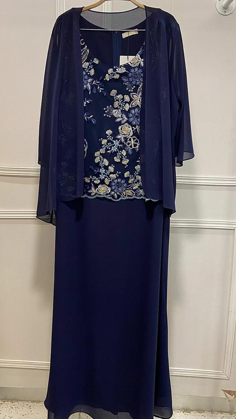 Vestido Festa Detalhe Renda com Cardigã Plus Size