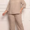 Conjunto 2 peças em Poli Linho Plus Size