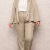Conjunto em Alfaiataria Tecido Jacquard Plus Size