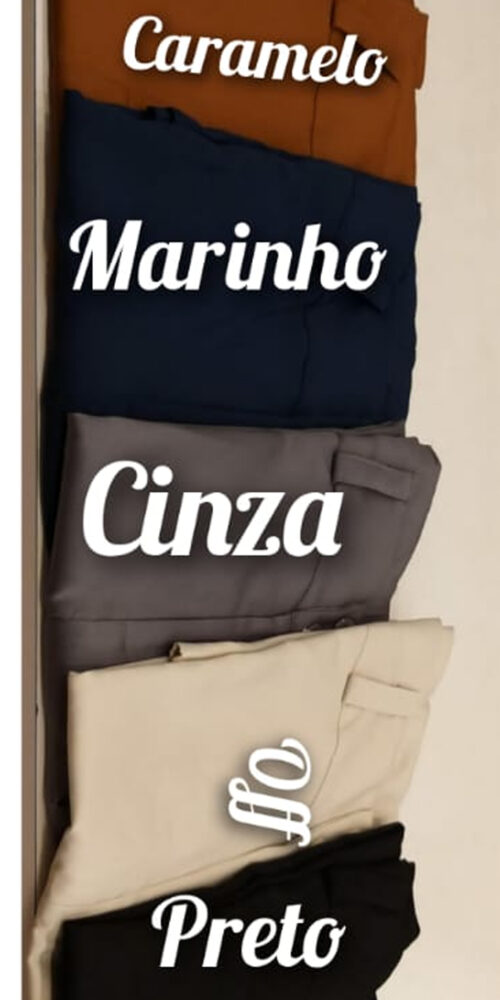 Saia Alafaiataria com Botões e Bolso Plus SIze