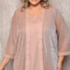 Conjunto Festa 3 peças em Lurex Plus Size