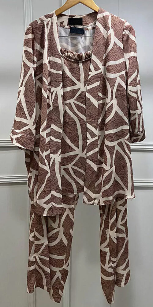 Conjunto Pantalona 3 Peças Plus Size
