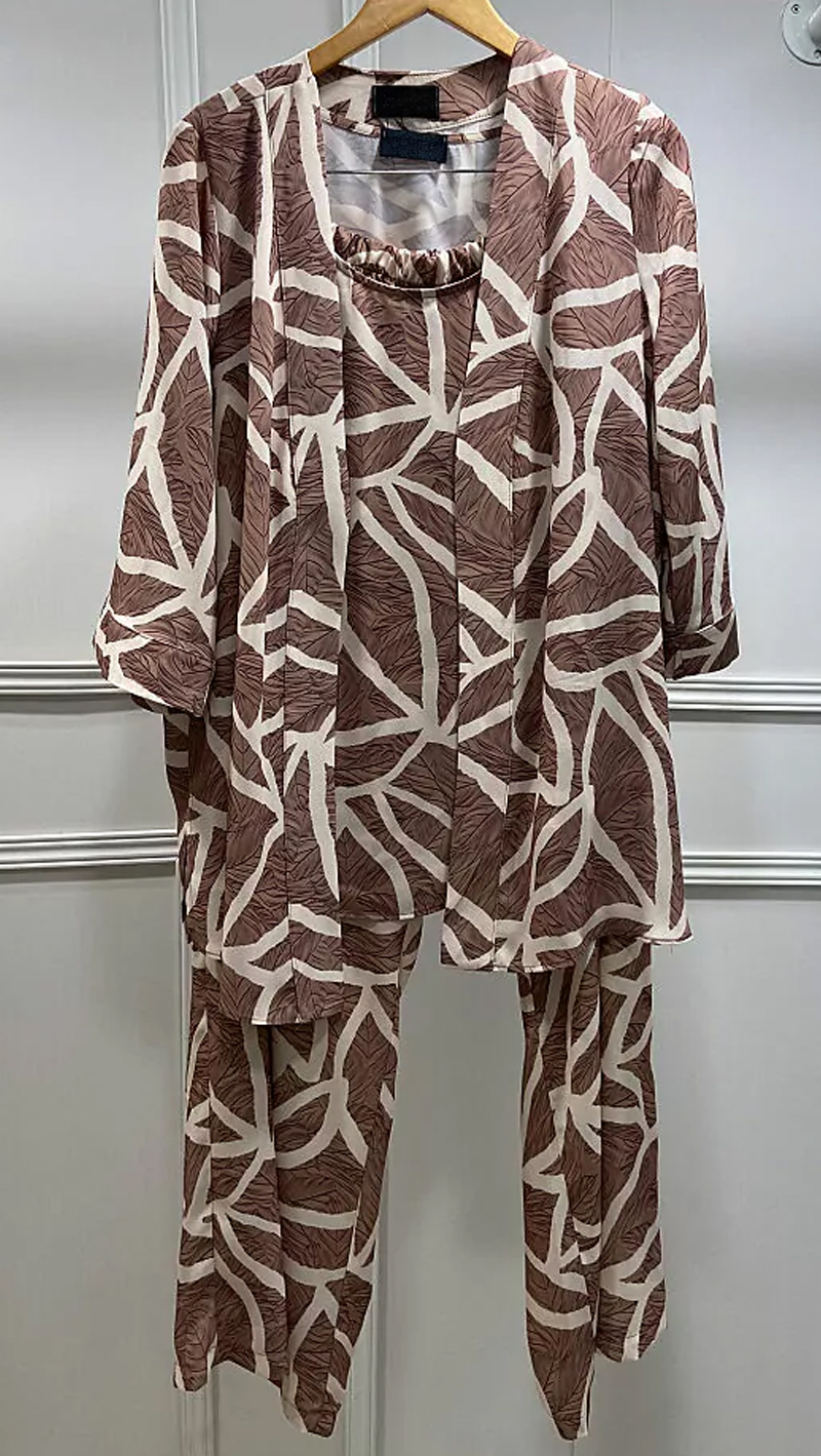 Conjunto Pantalona 3 Peças Plus Size
