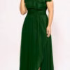 Vestido Festa Tule Babados Plus Size
