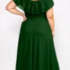 Vestido Festa Tule Babados Plus Size
