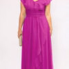 Vestido Festa Tule Babados Plus Size