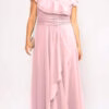 Vestido Festa Tule Babados Plus Size