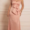 Vestido para Festa ombro Só com Laço Plus Size