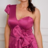Vestido para Festa ombro Só com Laço Plus Size