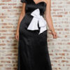 Vestido para Festa ombro Só com Laço Plus Size