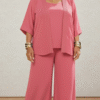 Conjunto de Festa Plus Size bordado