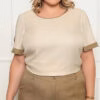 Conjunto Bicolor Plus Size