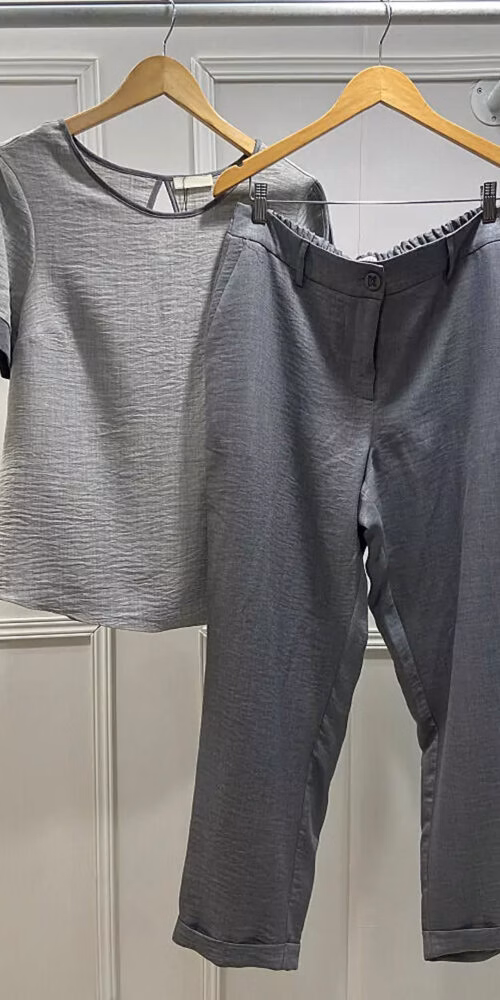Conjunto Bicolor Plus Size