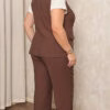 Conjunto com Colete Longo Plus Size