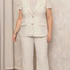 Conjunto com Colete Longo Plus Size