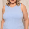 Regata Canelada Plus Size