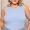 Regata Canelada Plus Size