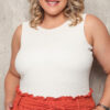 Regata Canelada Plus Size