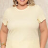 T-Shirt Plus Size Canelada