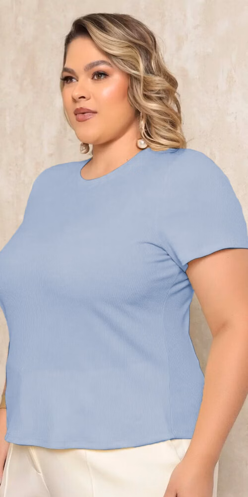 T-Shirt Plus Size Canelada