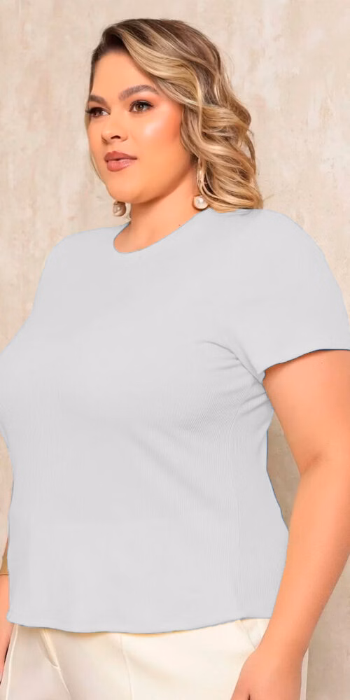 T-Shirt Canelada Plus Size
