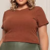 T-Shirt Plus Size Canelada