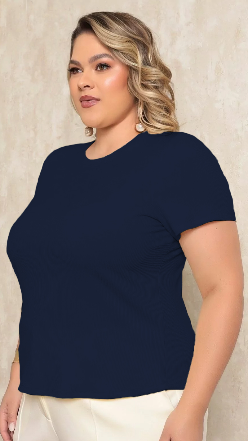 T-Shirt Plus Size Canelada