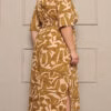 Vestido Midi Viscose Estampado Plus Size