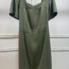Vestido Midi Costas Lastex Plus Size