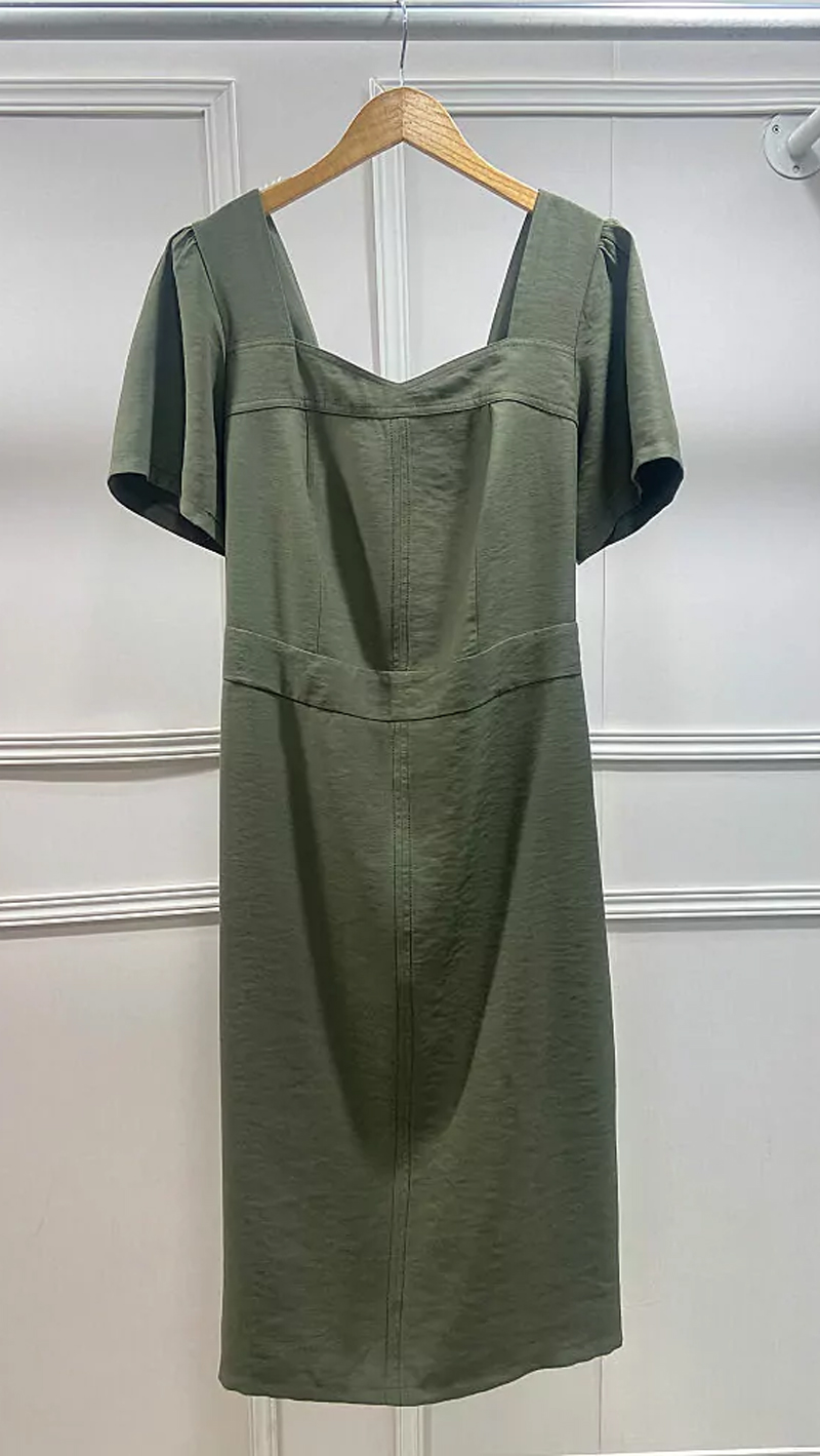 Vestido Midi Costas Lastex Plus Size