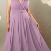 Vestido de Festa Plus Size com Mangas Removíveis