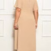 Vestido Midi Festa Renda Bordada Plus SIze