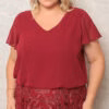 Vestido Festa Blusê Saia Renda Plus Size
