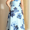 Vestido Festa Zibeline Floral Plus Size