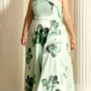 Vestido Festa Zibeline Floral Plus Size