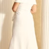 Vestido Plus Size Noiva Ombro a Ombro com Elastano