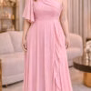 Vestido Festa Ombro Só Brilho Plus Size