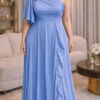 Vestido Festa Ombro Só Brilho Plus Size